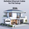 ZOSI Cat5e Ethernet Cable 60FT High Speed Network Cable RJ45 Cord 8 Pin 1000Mbps 155Mhz