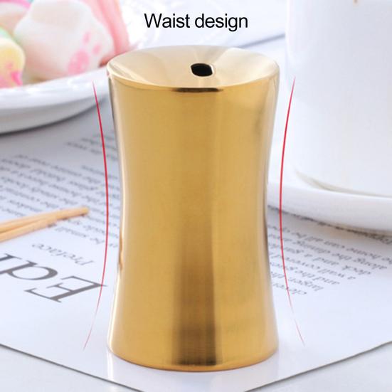 Toothpick Holder Large Capacity Dustproof Moistureproof Stainless Steel Mini Dining Table Toothpick Dispenser Container Kitchen Gadget