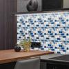 10 Pezzi PVC Adesivo Murale 3D 15*15cm Decorazione Murale Artistica Adesivi per Piastrelle Soggiorno Parete Sfondo Divano