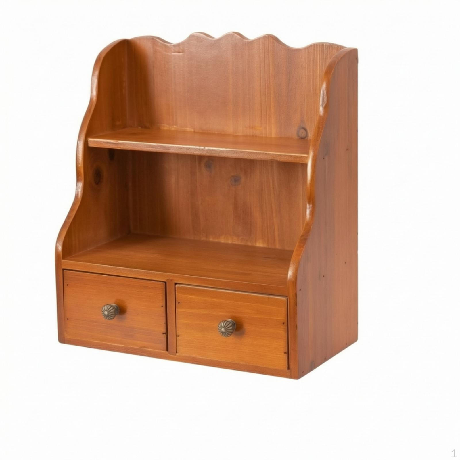 Desktop Storage Rack Space-Saving Wooden Shelf