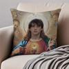 Latin Handsome Singer PPaulo Londra Cushion Cover Pillowcase Antidustmite Invisible Zipper Short Plush Sofa Cushion