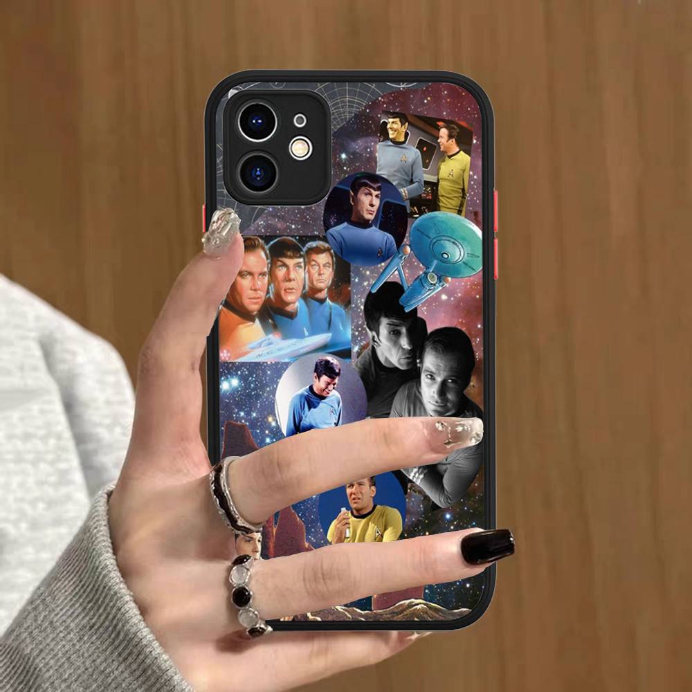 Classic Movie S-Star T-Trek For Silicone Matte Phone Case For IPhone 16 Pro Max 15 14 13 12 11 X XS MAX