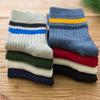 DOIAESKV  Cotton Men's Socks Casual Breathable Socks High Quality Man Solid Long Socks Striped Socks for Couple EU 39-44