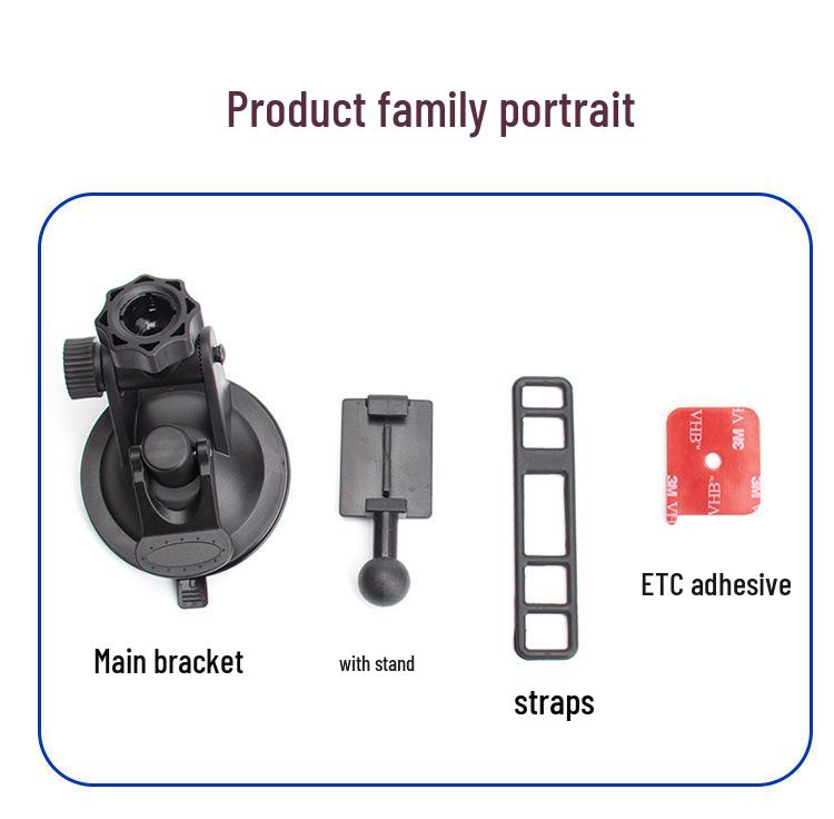 Double-Sided Suction Cup Bracket for Truck/Car OBU Installation