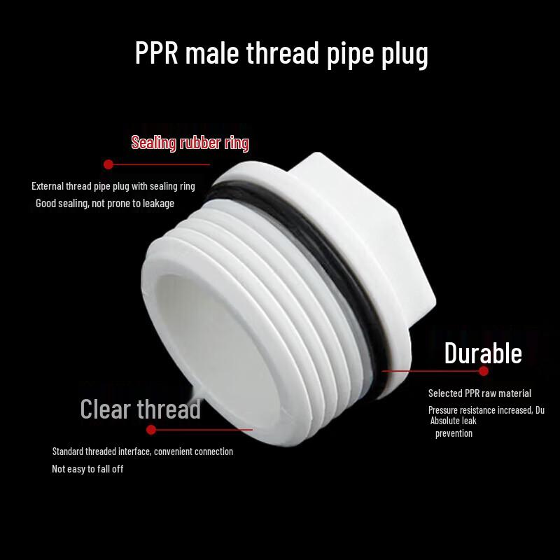 PPR External Thread Pipe Plug