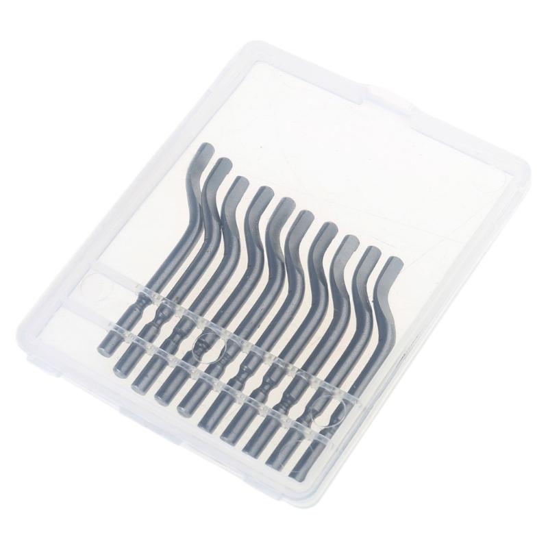 

10 шт. BS1018 нож для удаления заусенцев, инструмент, пила, нож для металла, инструмент для удаления заусенцев, фрезы для удаления заусенцев, скребки для обрезки 1