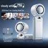 2026 Folding Handheld Fan: High-Speed Brushless Motor, Neck-Hanging, Ice Pack, Mini Portable Cooling