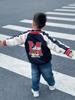 DD Kids' Reversible Spliced Jacket - Boys & Girls Autumn/Winter Baseball Style
