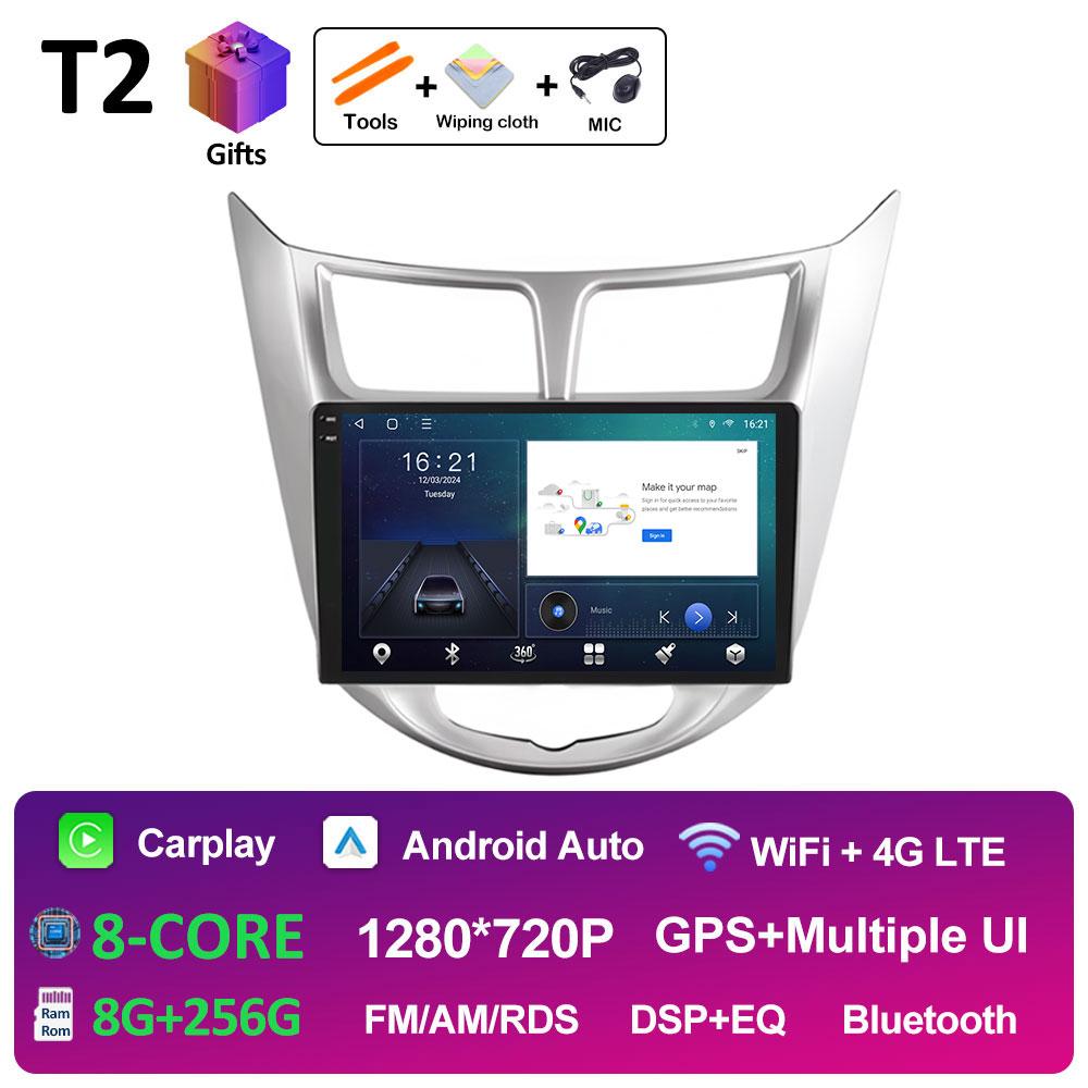 Pentru Hyundai Solaris Verna Accent 1 2010 2011 2012 2013 - 2016 Sistem Smart Android Player Video Auto Autoradio WIFI Ecran Tactil