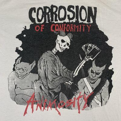Corrosion of Conformity Bílé tričko Bavlna Unisex Všechny velikosti Unisex tričko
