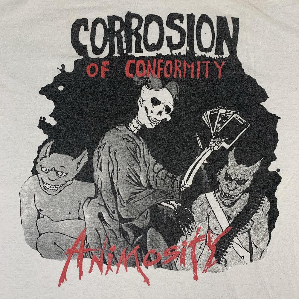 

Corrosion of Conformity White T-Shirt Cotton Unisex All Size Unisex T-Shirt XXXL