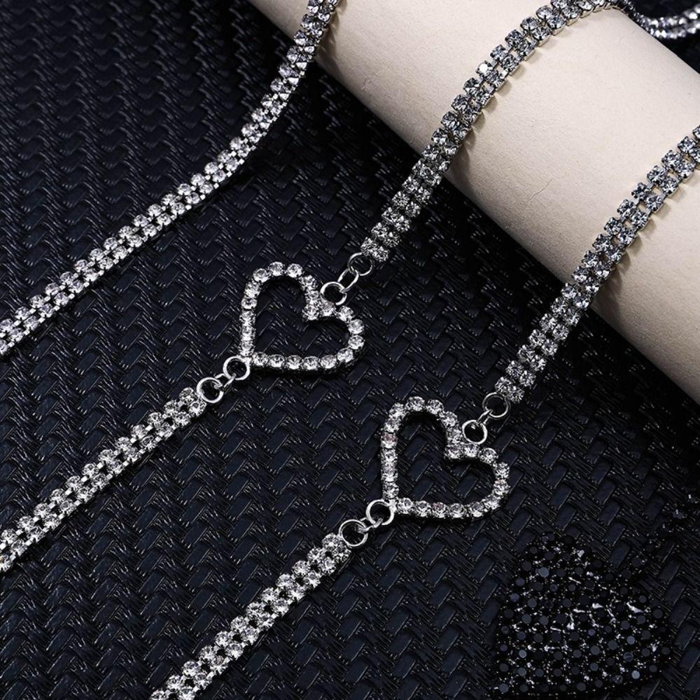 Abnehmbare Strass-BH-Träger Sexy Off-Shoulder-BH Schultergurte Abendkleid