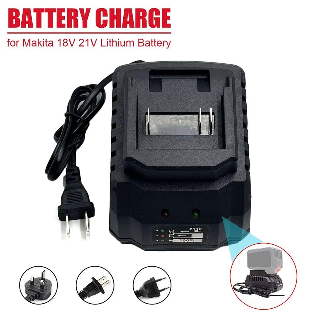 1Pcs Portable Battery Charger US/EU plug Power Tool Li-ion Charging Adapter Replacement Parts 18V 21V