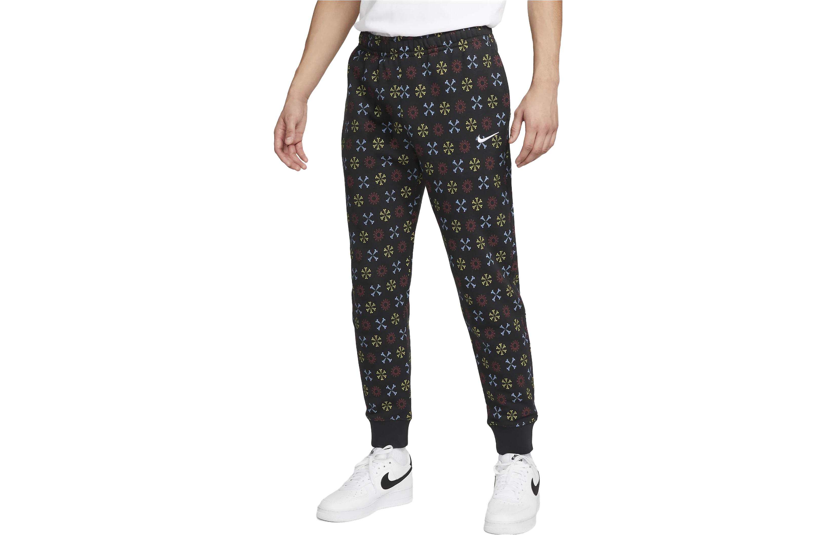 

Nike Knitted Sweatpants Men s Multicolor Moderate Cuffed Pants FJ1637-010 XXL