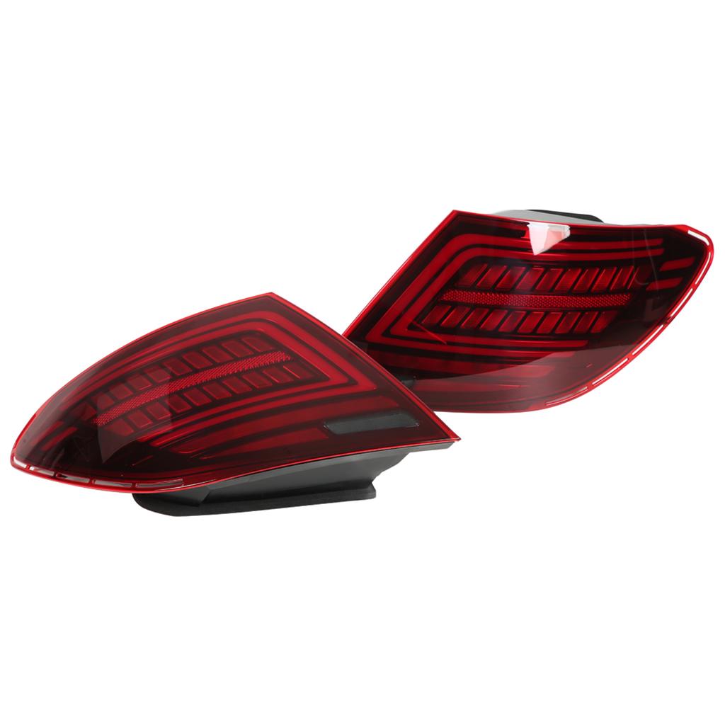 LED Tail Light Assembly Multifunction Sequential Replacement for   C Class W204 C180 C200 C300 2007‑2014