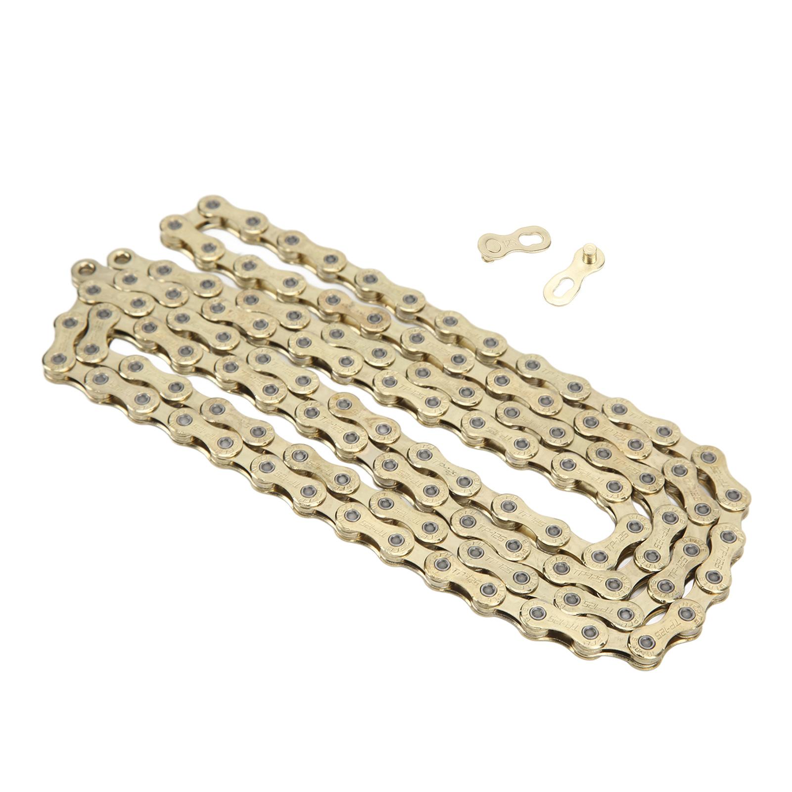 Bike Chain 12 Speed 116 Links Rustproof Compact Carbon Steel Mountain Bike Chain for Mountain Bikes