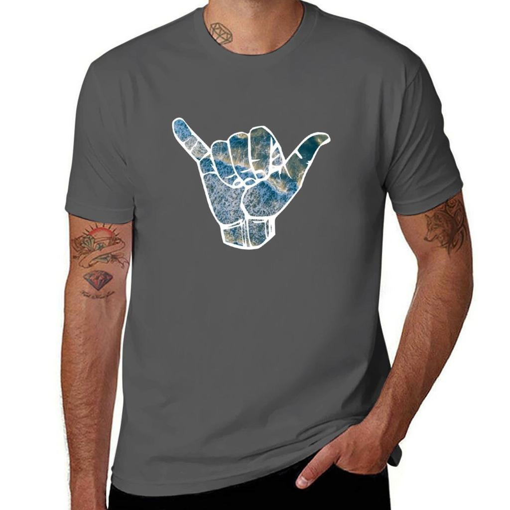 Surfing Shaka Brah Surfs Up Design Tshirt Ultra Soft Breathable Tee Top