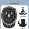 Adjustable Integrated Cycling Safety Helmet with Taillight and Cross-border Certification
