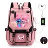 Surrounding Anime Korean Edition School Bag Campus Male And Female Students Multifunctional Usb Backpack