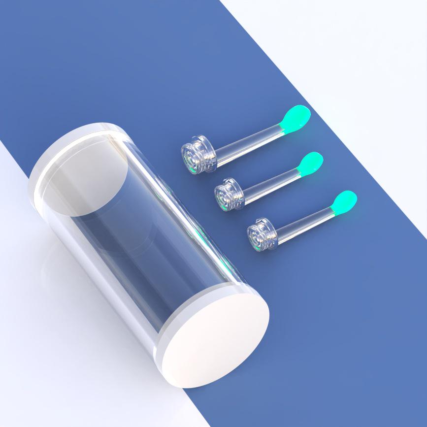 3-Piece Bicolor Ear Pick Endoscope Set with Luminous Silicone Tips