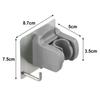 Shower Head Holder Adjustable Showerhead Holder Shower Stand Self-Adhesive Punch Wall Mount Bracket Bathroom Accessories
