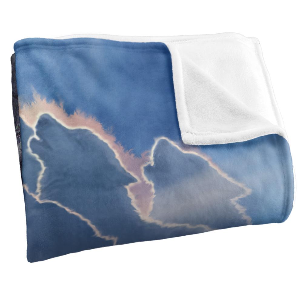 JQ Licensing Jlo Silky Howling Wolf Supersoft Blanket
