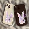 Adorned Pink Bunny Art Phone Case For Xiaomi Redmi Note 14 13 12 11 10 9 8 7 Pro Plus Protective TPU Soft Cover
