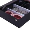 Eyewear Holder PU Glasses Case Grids Jewelry Display Box Portable Sunglasses Box  Multiple
