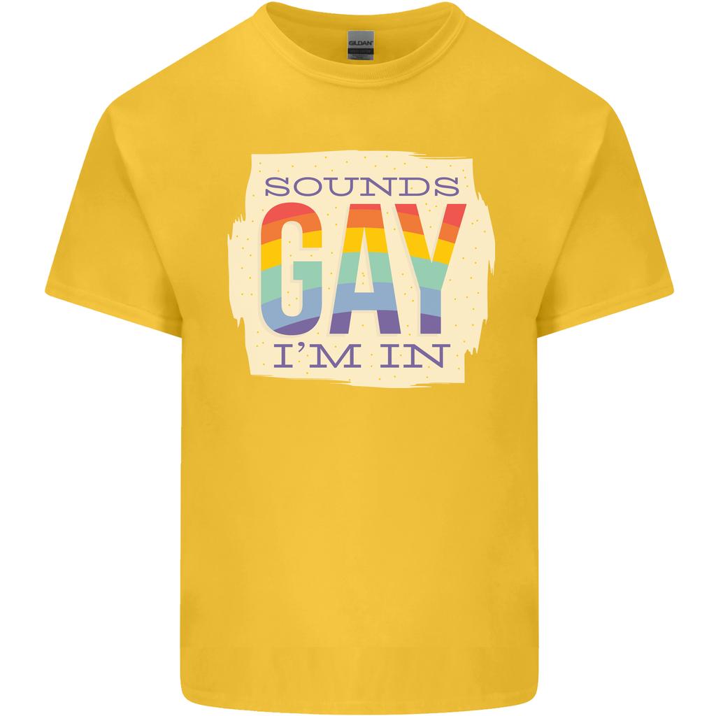 Sounds Gay Im In Funny LGBT Gay Pride Unisexs Light Cotton TShirt