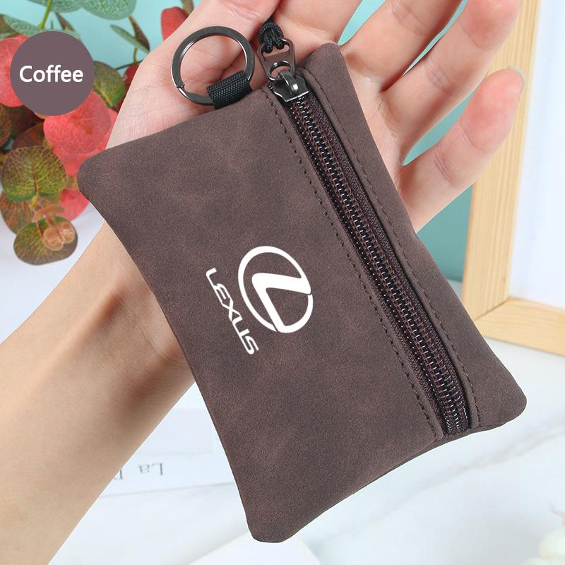 Car Logo Canvas Wallet Zipper Card Coin Bag Women Men For Lexus ES300 RX330 RX300 GS300 IS250 IS200 CT200h IS300 NX RX LX GX GS
