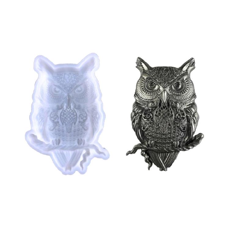 Wall-Decor Resin Mold,Owl/EagleWall-Art Silicone Mold for Epoxy Resin Casting Animal Resin Mold Decorative Crafts Molds
