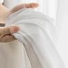 Basic Rod Pocket Sheer Voile Window Curtain Panels White One 1pc for Kitchen Bedroom Children's Room Living Room Decoration