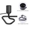 EU/US Plug E27 E26 Lamp Base Holder With Switch Vintage Table Lamp Bedside Lamp Night Light For Bedroom Living Room Decor