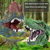 1 Piece T-Rex Dinosaur World Animal Model Action Figures Collection Soft Toys Hand Puppets Dinosaur Head Model Toy For Kids Gift