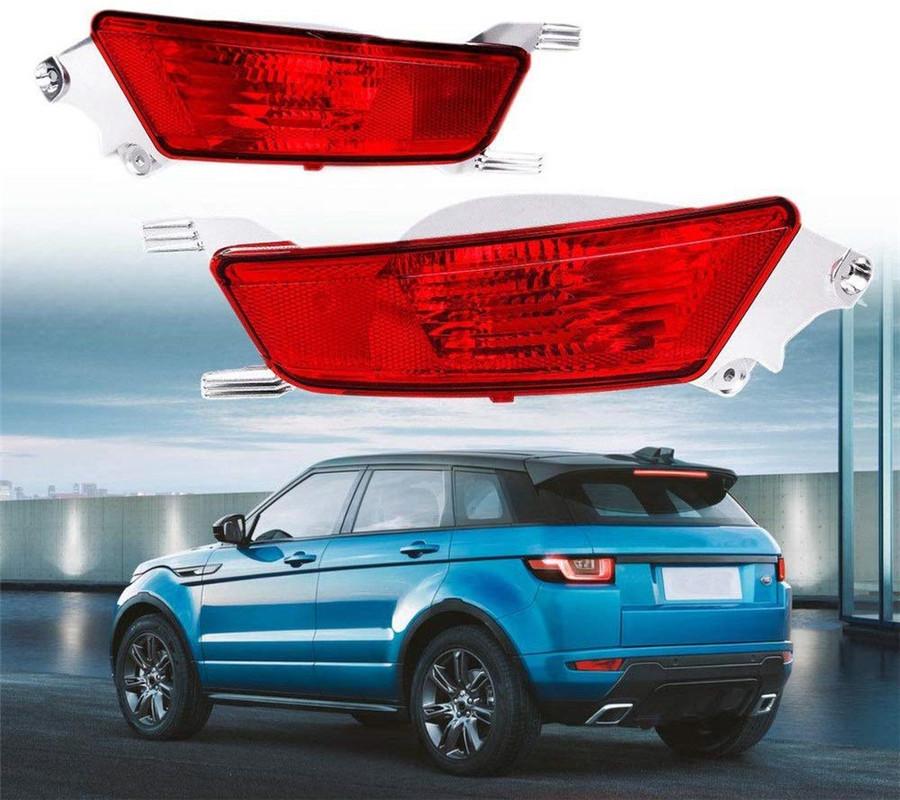 Left + Right Rear Bumper Fog Lamp Light Lens Fit For Range Rover Evoque 2011-2018
