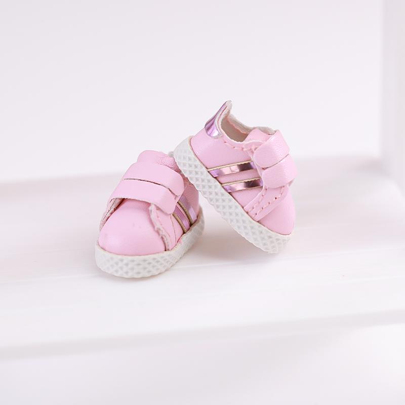 1 Pair of OB11 Doll Baby Shoes Parallel Bars Casual Sports Shoes 1/12 Bjd Doll Shoes Decoration Detachable Doll PVC Material