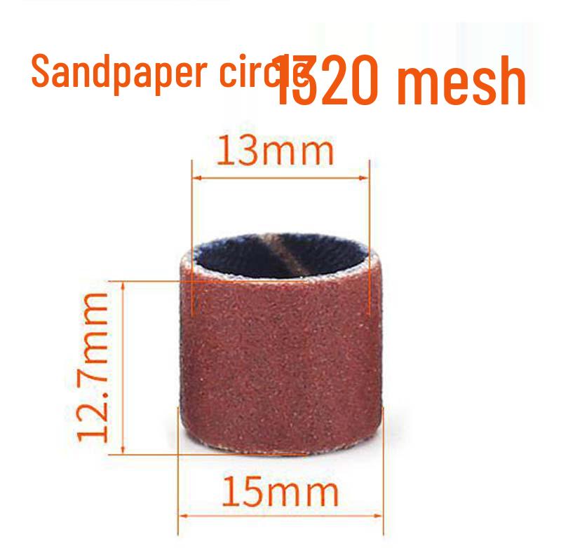 Sandpaper Ring Cloth Grinding Head for Woodworking and Carving Polishing