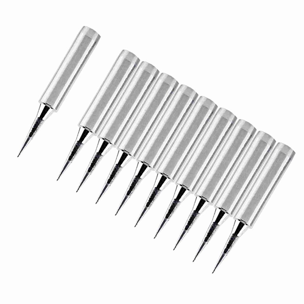 10Pcs Sharp Soldering Replacement Solder Iron Tips Station Tool 900MTI