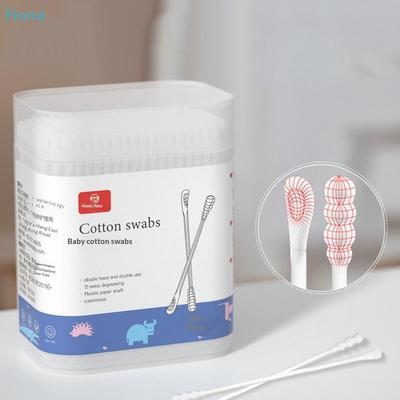 200 Stück Baby-Wattestäbchen Baby Doppelseitige Ultrafeine Reinigungsstäbchen Für Empfindliche Ohren - Weich Und Sicher Für Neugeborene Und Kleinkinder