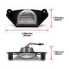 3W LED License Plate Light License Plate Lamp for Chevrolet Corvette C4 C5 C6