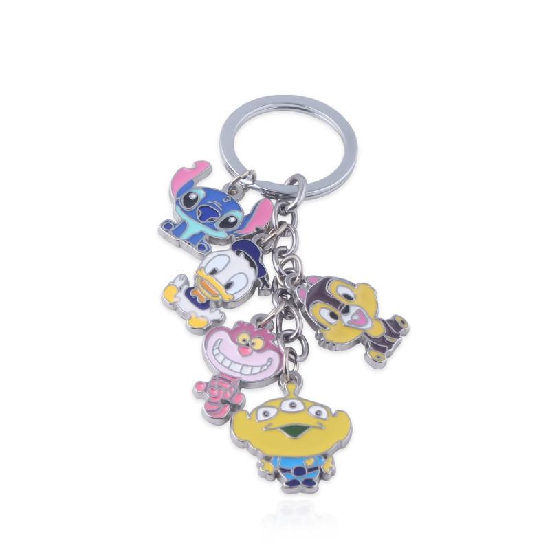 Stitch Anime Keychain Metal Pendant Cartoon Character Gift For Collectors