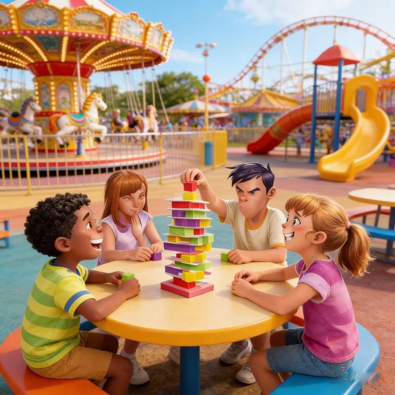 Card Tower Building Game For Children And Teens With Handeye Coordination Benefits