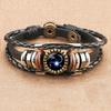 Jewelry Vintage Leather Rope Combo Time Luminous Gemstone Bracelet Signs