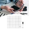 General Magnetic Project Pad Rubberized Grip with Print Overlay Magnetic Service Pad Simple Use for Smartphone Repair
