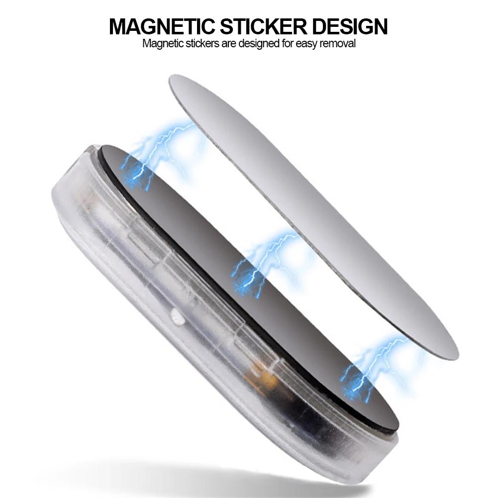 1Pcs LED Car Mini Touch Light Car Roof Magnet Camper Car Interior Lighting USB Charging Portable Auto Roof Reading Night Lamp