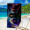 Pocus Halloween Magic Quick-Dry Microfiber Beach Towel Super Soft & Absorbent for Bath, Beach, Travel Bath Time Accessory, Fan Gifts