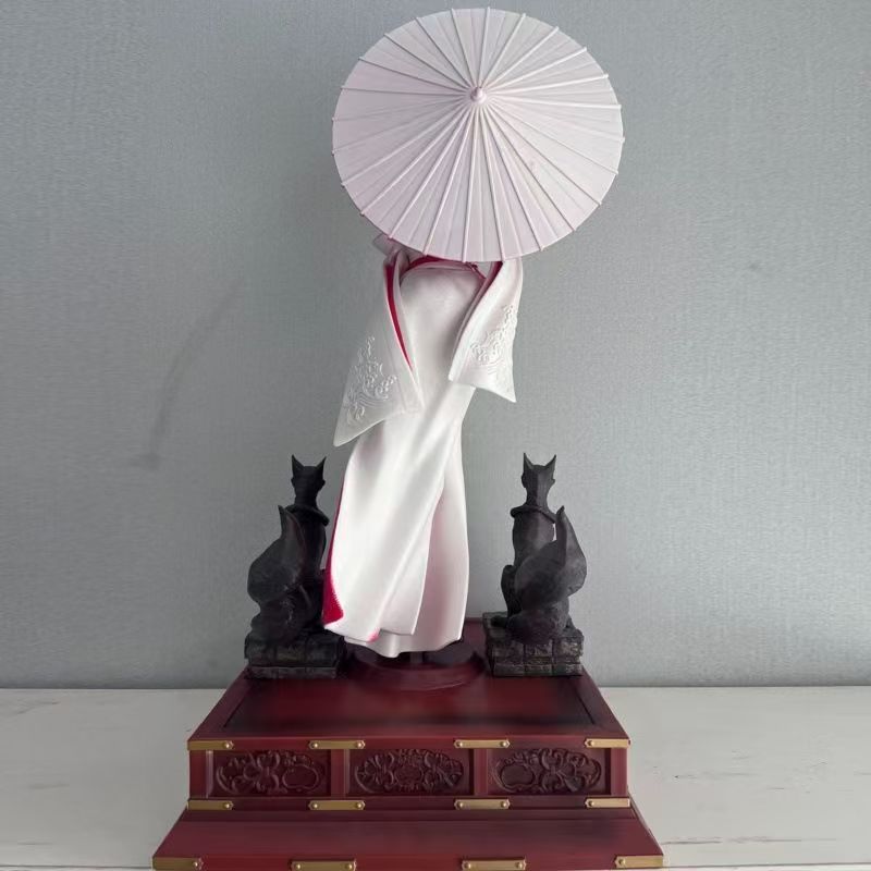 Naruto Kimono Hinata anime figures Can Favorite sexy move PVC Beautiful Dance girl Hold an umbrella 23.62Inch/60cm toys Gifts