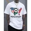 Shirt Featuring a Map of The USA, Mexico, And Canada for The 2026 FIFA World Cup