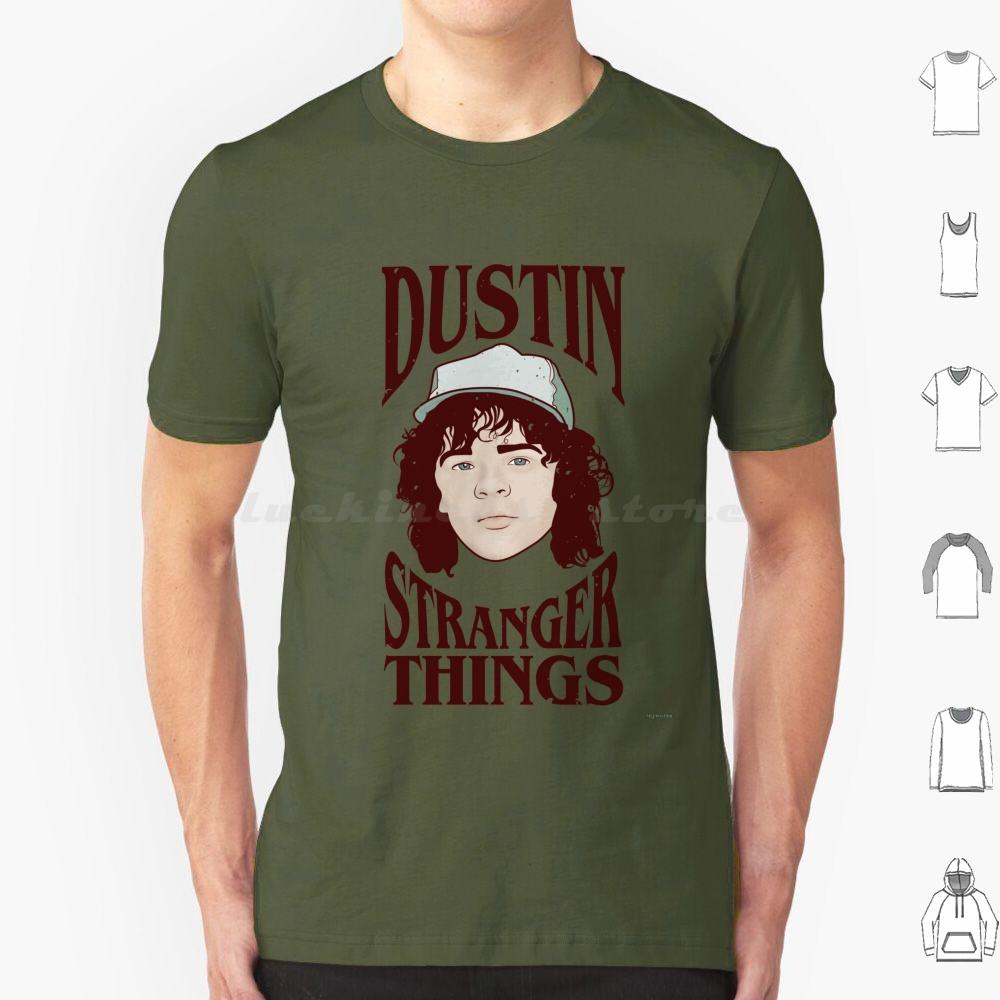Dustin T Shirt 6xl Cotton Cool Tee Netflix Tv Shows Tv Series Mike Eleven Lucas Dustin Demodorgon Joyce Jim Nancy Jonathan