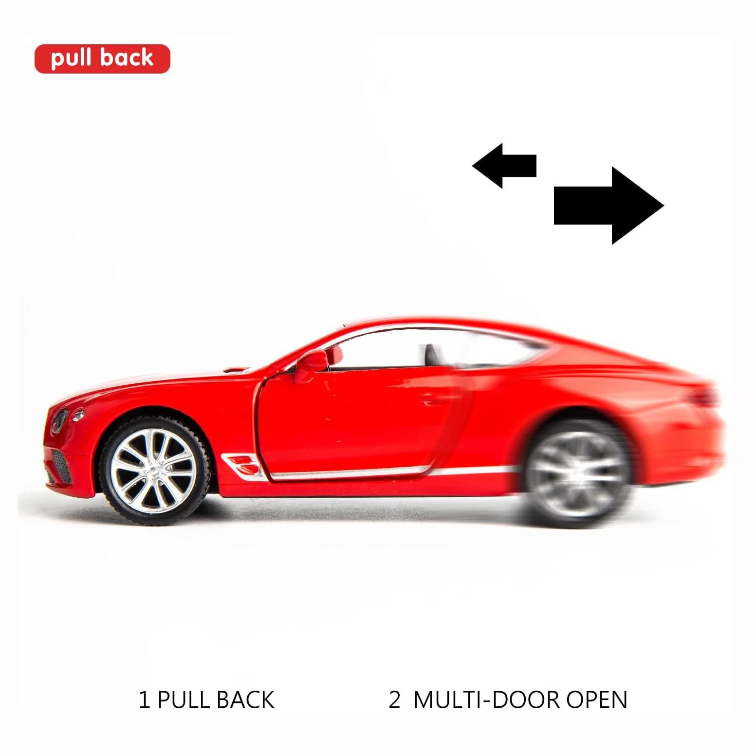 1:36 Совместимость с моделью автомобиля из сплава для литья под давлением Bentley — фото 10